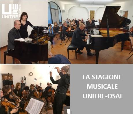 LA STAGIONE MUSICALE UNITRE-OSAI (Orchestra Sinfonica Amatoriale Italiana) - Domenica 18 ottobre concerto di apertura